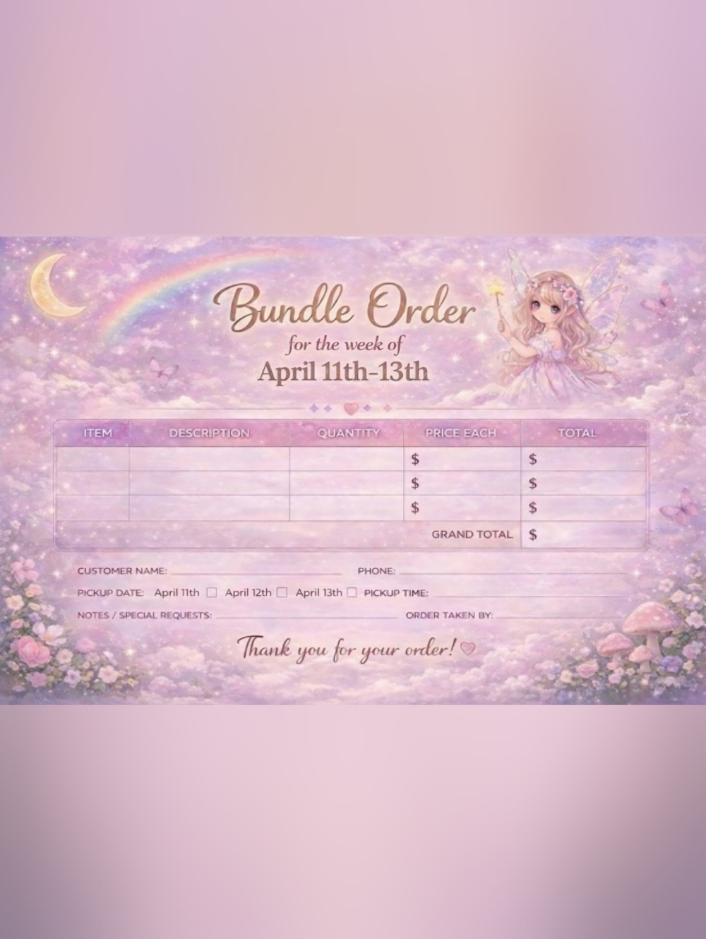 Bundle order for @eliiiiiiizabeth 💖